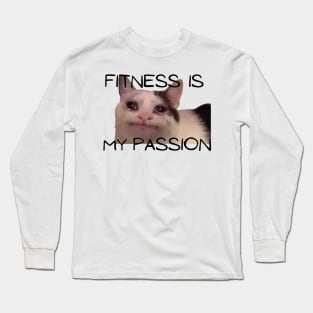 fitness is my passion! Long Sleeve T-Shirt